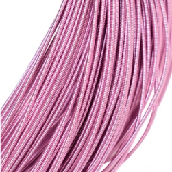 8098 канитель жесткая (жемчужная) 1мм цвет розовый 5г