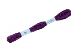 Gamma Cloud 22 т.фиолетовый, нитки для вышивания 6м