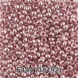 18192 (F444) св.розовый металлик, бисер, 5г