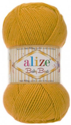 Baby Best (Alize) 281 т.желтый, пряжа 100г