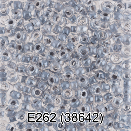 38642 (E262) серый круглый бисер Preciosa 5г