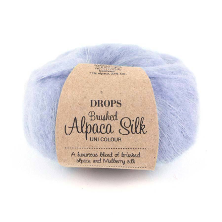 Brushed Alpaca Silk (Drops) 17 светло-сиреневый, пряжа 25г