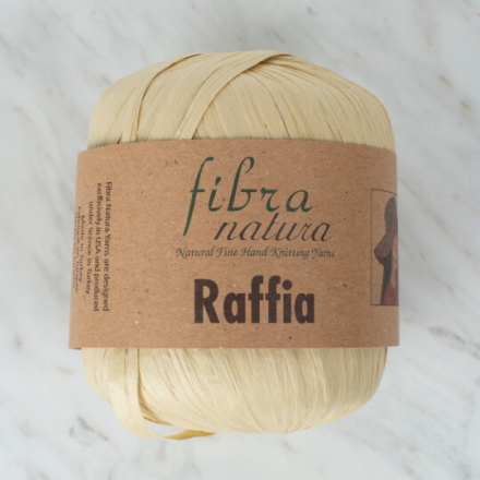 Raffia (Fibra Natura) 116-02 светлая солома, пряжа 40г