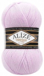 Superlana Klasik (Alize) 275 бледно розовый, пряжа 100г