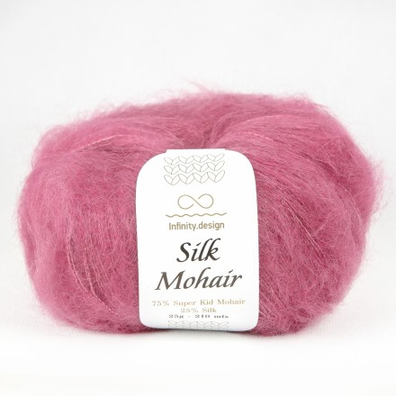 Silk Mohair (Infinity) 4853 сиреневый, пряжа 25г
