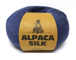 Alpaca Silk (Kutnor) 2163 джинс, пряжа 50г