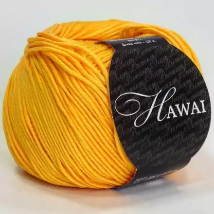 Hawai (Seam) 972 ярко жёлтый, пряжа 50г