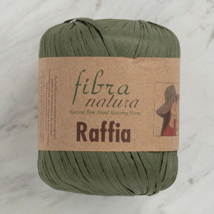 Raffia (Fibra Natura) 116-05 хаки, пряжа 40г