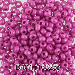 16325 (D401) лиловый круглый бисер Preciosa 5г