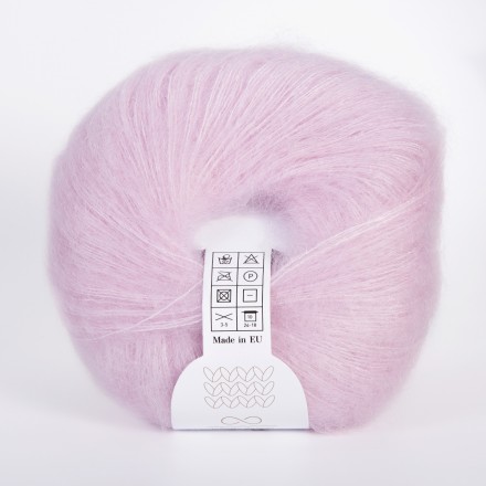 Silk Mohair (Infinity) 5002 детский розовый, пряжа 25г