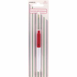 KVRKB1.25 крючок вязальный 1.25мм &quot;Рукоделие&quot; алюминиевый с пластиковой ручкой