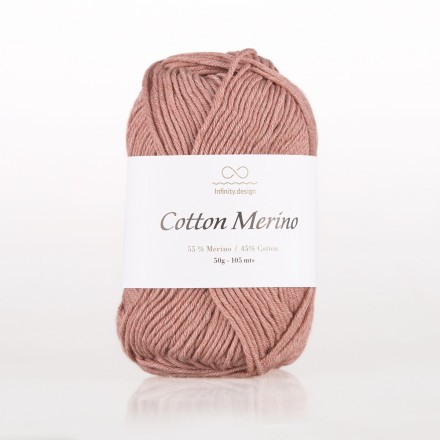 Cotton Merino (Infinity) 4032 пудра, пряжа 50г