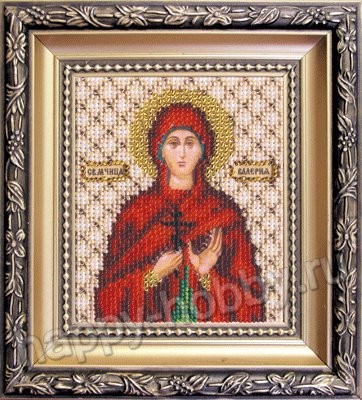 Б-1099 &quot;Икона святой мученицы Валерии&quot; набор для вышивания бисером
