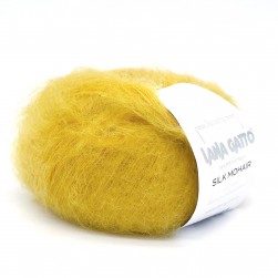 Silk Mohair (Lana Gatto) 14531 желтый, пряжа 25г