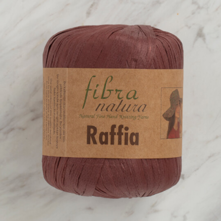 Raffia (Fibra Natura) 116-03 коричневый, пряжа 40г