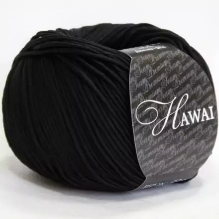 Hawai (Seam) 1202 чёрный, пряжа 50г