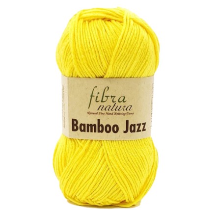 Bamboo Jazz (Fibra Natura) 213 желтый, пряжа 50г