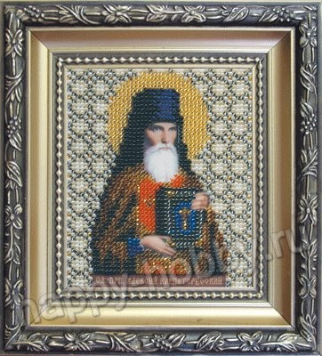 Б-1042 &quot;Икона святого преподобного Алексия Карпаторусского&quot; набор для вышивания бисером