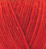 Superwash Artisan (Alize) 56 красный, пряжа 100г 