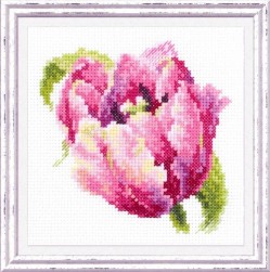 150-013 &quot;Розовый тюльпан&quot; набор для вышивки крестом
