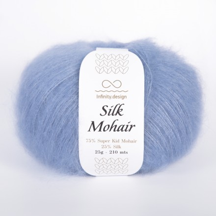 Silk Mohair (Infinity) 6052 джинсовый, пряжа 25г