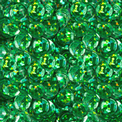 ZL 04 зеленый, пайетки голографические 6мм 10г