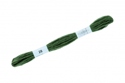 Gamma Cloud 28 т.зеленый, нитки для вышивания 6м