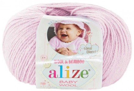 Baby Wool (Alize) 275 астра, пряжа 50г