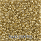 18151 (F443) золотой металлик, круглый бисер Preciosa 5г
