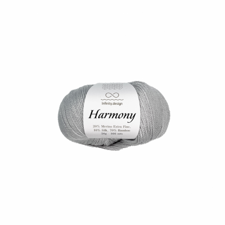 Harmony (Infinity) 1022 светлый серый, пряжа 50г