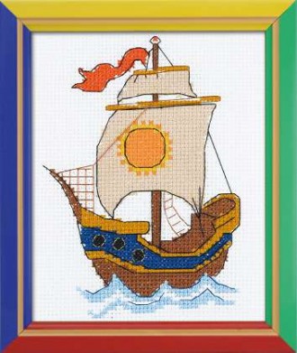 Наборы для рукоделия и вышивания из коллекции «Корабли»