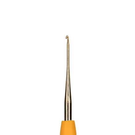 RCH №0,7 крючок для вязания стальной с прорезиненной ручкой 13см