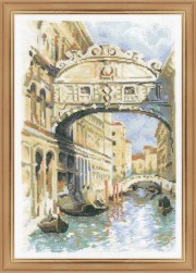 1552 &quot;Венеция. Мост вздохов&quot; набор для вышивки крестом