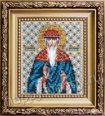Б-1141 &quot;Икона святого преподобномученика Вадима&quot; набор для вышивания бисером