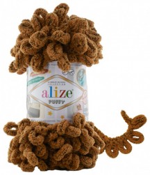 Puffy (Alize) 718 белка, пряжа 100г