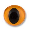 CAE- 12 оранжевые глаза c кошачьим зрачком с шайбами,12 мм, 4 шт