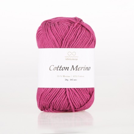 Cotton Merino (Infinity) 4627 вишневый, пряжа 50г