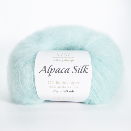 Alpaca Silk (Infinity) 7212 талая вода, пряжа 25г