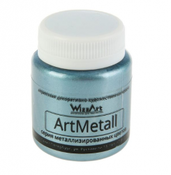 WM13.80 Старое серебро ArtMetall краска акриловая 80 мл
