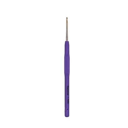 RCH №1,7 крючок для вязания стальной с прорезиненной ручкой 13см