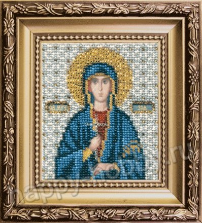 Б-1135 &quot;Икона святой мученицы Зои&quot; набор для вышивания бисером