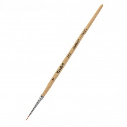 1767093 № 0 ​Кисть художественная Roubloff, синтетика, круглая с короткой ручкой
