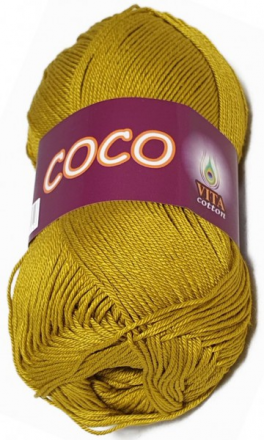 Coco (Vita) 4335 горчичный, пряжа 50г