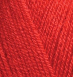 Sekerim Bebe (Alize) 56  Kırmızı,пряжа 100г