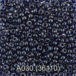 36110 (A030) черничный круглый бисер Preciosa 5г