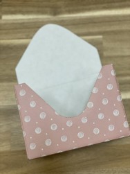 &quot;Горох розовый&quot; декоративный конверт-кашпо 200х140х70мм