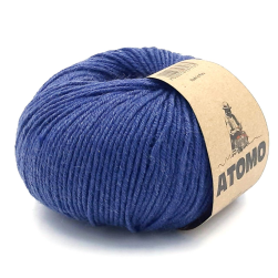 Atomo (Kutnor) 1549 темно-синий, пряжа 50г