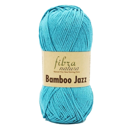 Bamboo Jazz (Fibra Natura) 206 голубой, пряжа 50г
