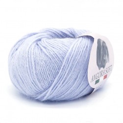 Angora Soft (Kutnor) 0153 светло-голубой, пряжа 25г