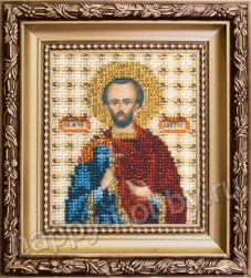 Б-1137 &quot;Икона святого мученика Виктора&quot; набор для вышивания бисером